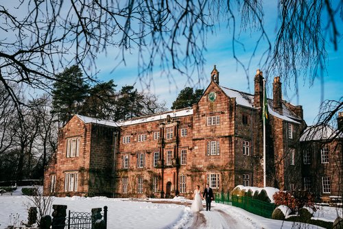 Browsholme Hall Winter Snow Wedding Photographs!